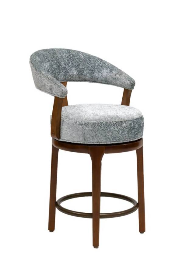 Picture of GREENVILLE SWIVEL COUNTER STOOL W/ TRANSITIONAL BASE