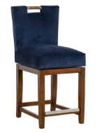 Picture of DARBY SWIVEL COUNTER STOOL W/ TRADITIONAL BASE