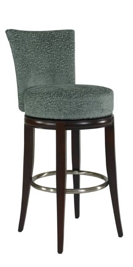 Picture of BURKE SWIVEL BAR STOOL W/ TRADITIONAL BASE