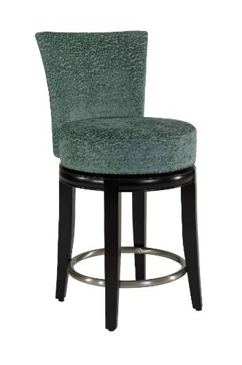 Picture of BURKE SWIVEL COUNTER STOOL W/ TRADITIONAL BASE