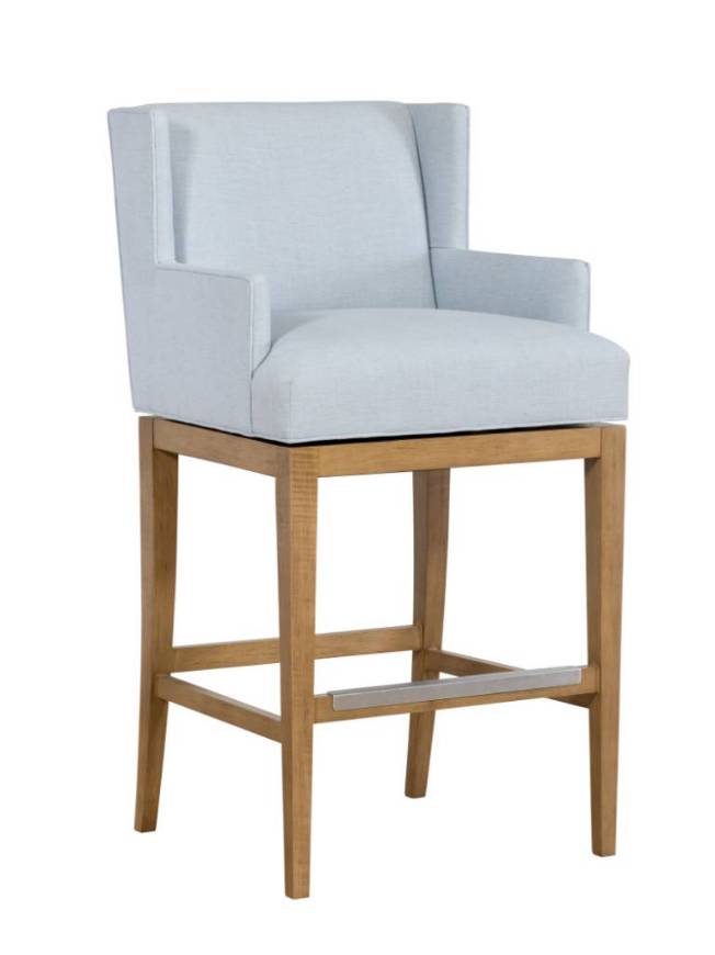Picture of CARSON SWIVEL BAR ARM STOOL W/ TRADITIONAL BASE