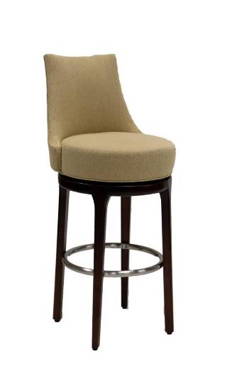 Picture of AMHERST SWIVEL BAR STOOL W/ TRANSITIONAL BASE
