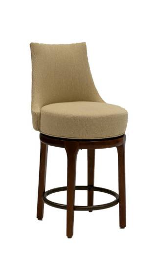 Picture of AMHERST SWIVEL COUNTER STOOL W/ TRANSITIONAL BASE
