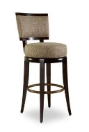 Picture of BARTLETT SWIVEL BAR STOOL W/ TRADITIONAL BASE