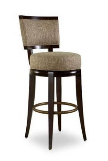 Picture of BARTLETT SWIVEL BAR STOOL W/ TRADITIONAL BASE