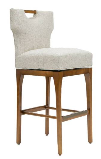Picture of ASHTON SWIVEL BAR STOOL W/ TRANSITIONAL BASE