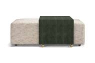Picture of ROY WITH FAUX SHAGREEN TABLE52" X 30" X 19" / 52" X 40" X 19"  60" X 40" X 19" / 64" X 30" X 19" 