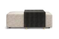 Picture of ROY WITH FAUX SHAGREEN TABLE52" X 30" X 19" / 52" X 40" X 19"  60" X 40" X 19" / 64" X 30" X 19" 