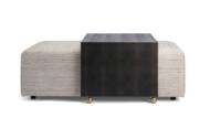 Picture of ROY WITH FAUX SHAGREEN TABLE52" X 30" X 19" / 52" X 40" X 19"  60" X 40" X 19" / 64" X 30" X 19" 