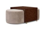 Picture of LEO WITH FAUX TORTOISE SHELL TABLE52" X 30" X 19" / 52" X 40" X 19"  60" X 40" X 19" / 64" X 30" X 19" 