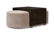 Picture of LEO WITH FAUX HORN TABLE52" X 30" X 19" / 52" X 40" X 19"  60" X 40" X 19" / 64" X 30" X 19" 