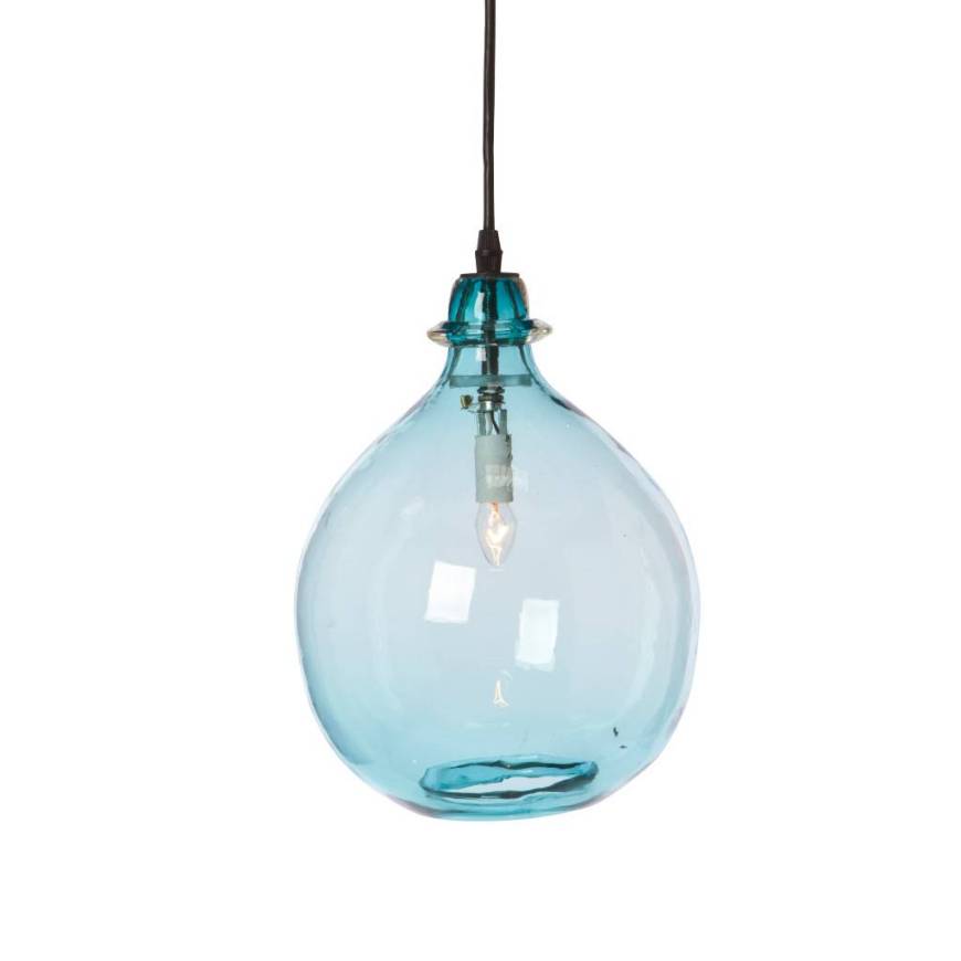 Picture of JUG LAMP LARGE - TURQUOISE