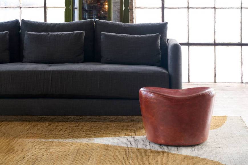Picture of POLLY SWIVEL OTTOMAN