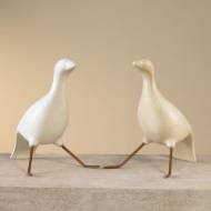 Picture of GESSO SEATED BIRDS