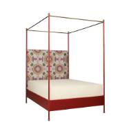 Picture of RITA FOUR POSTER BED - RED GESSO