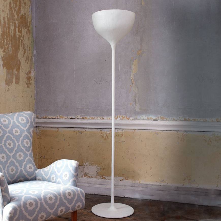 Picture of MIGUEL FLOOR UPLIGHTER - GESSO - THE LOFT