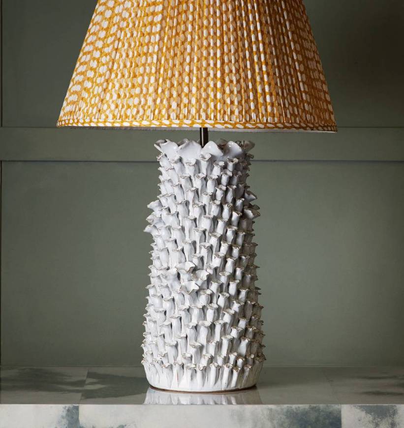 Picture of VIOLET TABLE LAMP WHITE – LARGE