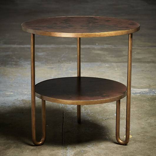 Picture of TUBULAR SIDE TABLE - VELLUM