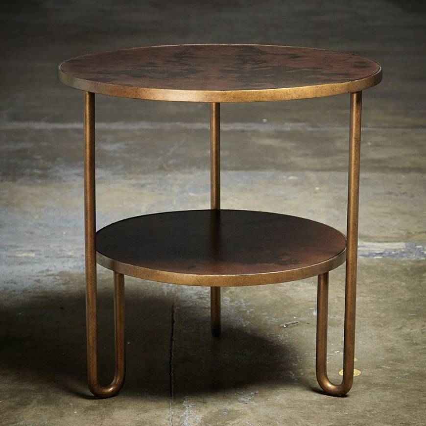 Picture of TUBULAR SIDE TABLE - VELLUM