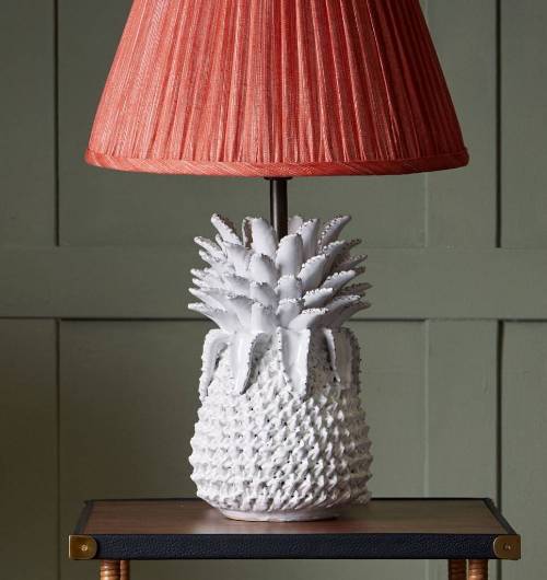 Picture of PALM TABLE LAMP WHITE - SMALL