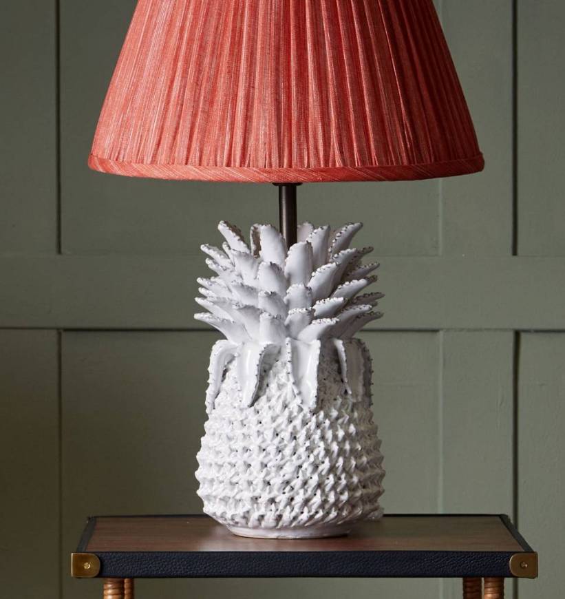 Picture of PALM TABLE LAMP WHITE - SMALL