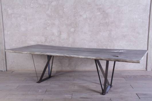Picture of GUANACASTE BOOKMATCHED DINING TABLE WITH PLACA BASE