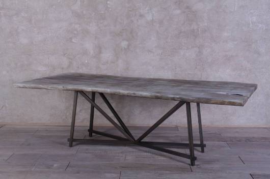 Picture of GUANACASTE BOOKMATCHED DINING TABLE WITH NEXO BASE