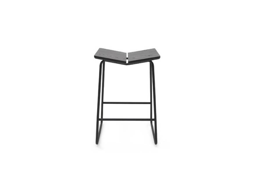 Picture of BUTTERFLY BARSTOOL | ASH W BLACK BASE | ATTIC