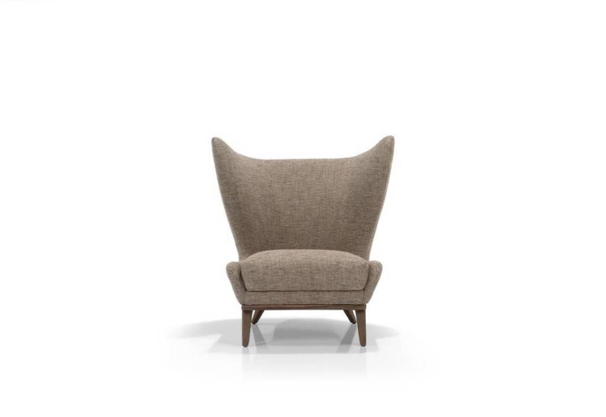 Picture of GEMMA ARMLESS CLUB WING CHAIR | ATTIC