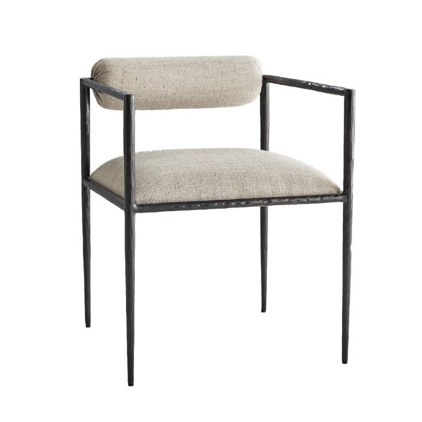 Picture of BARBANA CHAIR PEWTER TEXTURE
