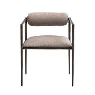 Picture of BARBANA CHAIR PEWTER TEXTURE