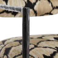 Picture of BARBANA COUNTER STOOL OCELOT EMBROIDERY