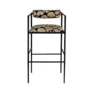 Picture of BARBANA BAR STOOL OCELOT EMBROIDERY