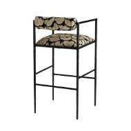 Picture of BARBANA BAR STOOL OCELOT EMBROIDERY
