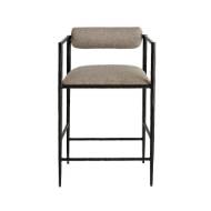 Picture of BARBANA COUNTER STOOL PEWTER TEXTURE
