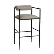 Picture of BARBANA BAR STOOL PEWTER TEXTURE