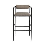 Picture of BARBANA BAR STOOL PEWTER TEXTURE