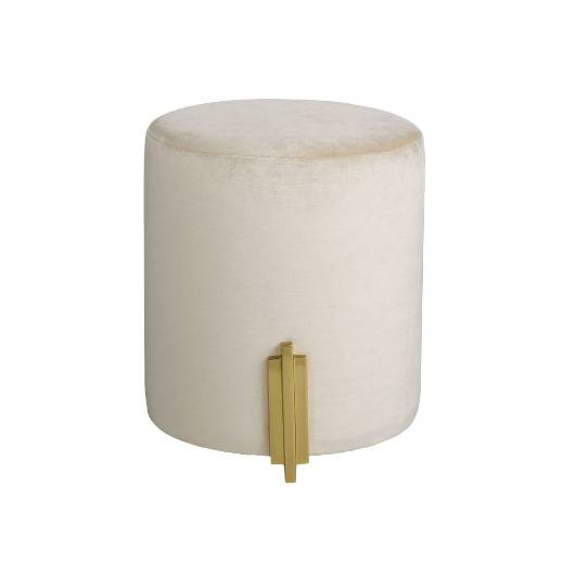 Picture of WARBY OTTOMAN STERLING VELVET