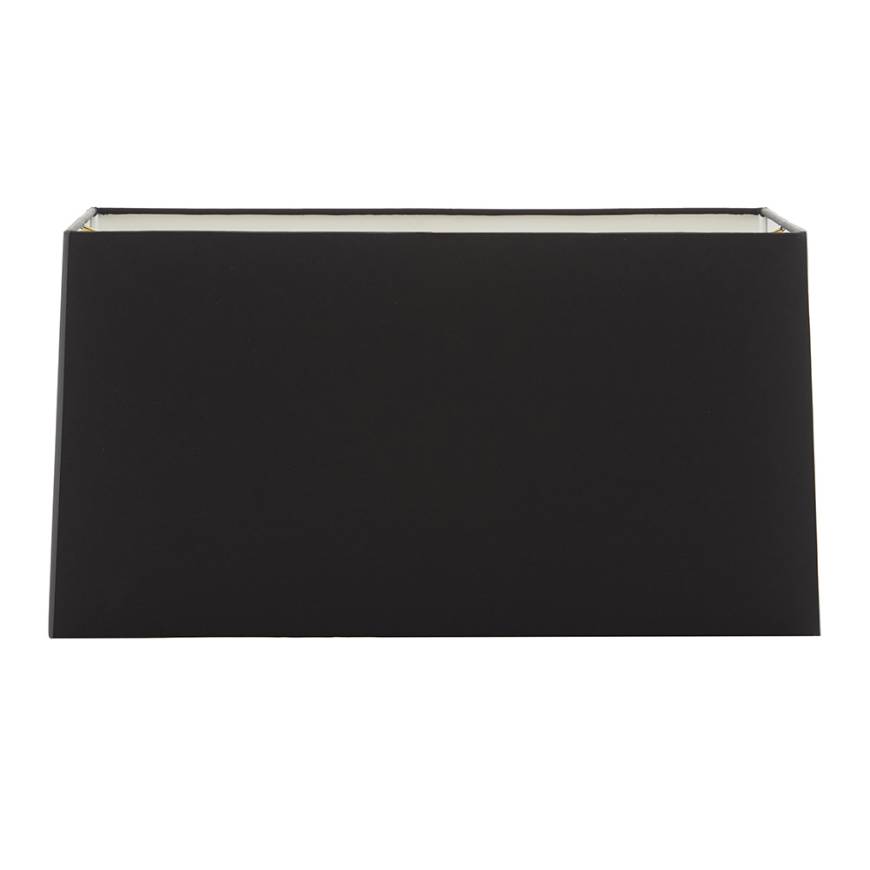 Picture of BLACK MICROFIBER TAPERED LAMP SHADE