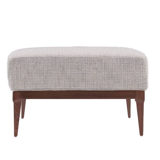 Picture of LAURETTE OTTOMAN MOONLIGHT GRID CHENILLE