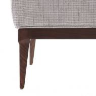 Picture of LAURETTE OTTOMAN MOONLIGHT GRID CHENILLE
