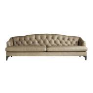 Picture of KLEIN SOFA MUSHROOM LEATHER GREY ASH