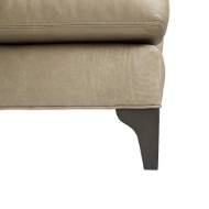 Picture of KLEIN SOFA MUSHROOM LEATHER GREY ASH