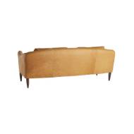 Picture of VINCENT SOFA BUTTERSCOTCH LEATHER DARK WALNUT