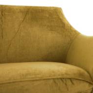 Picture of LEANDRO SETTEE MARIGOLD VELVET GREY ASH