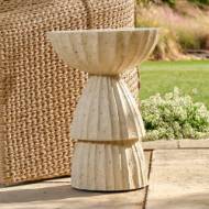 Picture of NEREO CHISELED CONCRETE OUTDOOR ACCENT TABLE