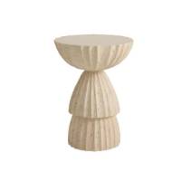 Picture of NEREO CHISELED CONCRETE OUTDOOR ACCENT TABLE