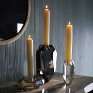 Picture of VIOLET CANDLE HOLDERS, SET OF 3