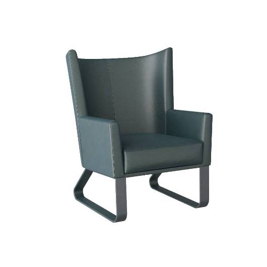 Picture of BLEU WINGBACK CHAIR