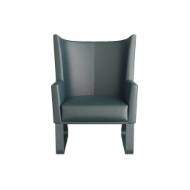 Picture of BLEU WINGBACK CHAIR